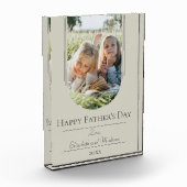 Moderne Arch Lijst Foto Vaderdag | Beige (Links)