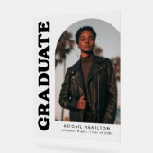 Moderne Arch Photo Graduation Party Acryl Bord (Hoek)