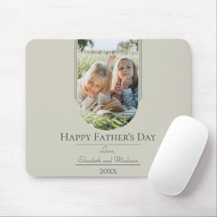 Moderne Arch Photo Vaderdag   Beige Muismat