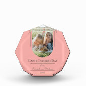 Moderne Arch Photo Vaderdag | Koraal Fotoblokken (Voorkant)