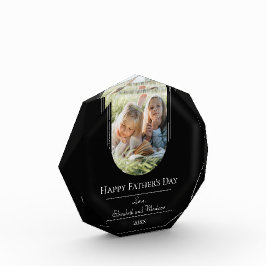 Moderne Arch Photo Vaderdag | Zwart Fotoblokken