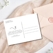Moderne Arch Photo Wedding Bedankt Briefkaart