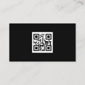 Moderne Arch QR Code Professioneel Code Profession Visitekaartje (Achterkant)