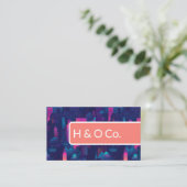 Moderne Architect Bold Carte de visite (Debout devant)