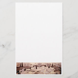 Moderne architectuur uit de Middeleeuwen Briefpapier