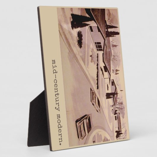 Moderne architectuur uit de Middeleeuwen Fotoplaat (Zijkant)