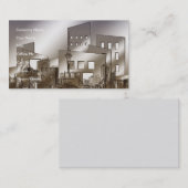Moderne architectuur visitekaartje (Voorkant / Achterkant)