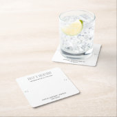 Moderne armband display wit vierkante kartonnen onderzetter (Insitu)