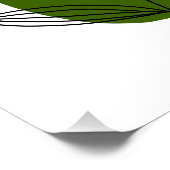 Moderne Art Abstract Floral Poster afdrukken Perfect Poster (Hoek)