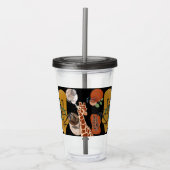 Moderne Art Boho Bohemian Animals Giraffe Abstract Acryl Drinkbeker (Voorkant)