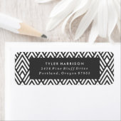 Moderne art deco | AFSTUDEREN ADRESETIKETTEN Etiket (Insitu)