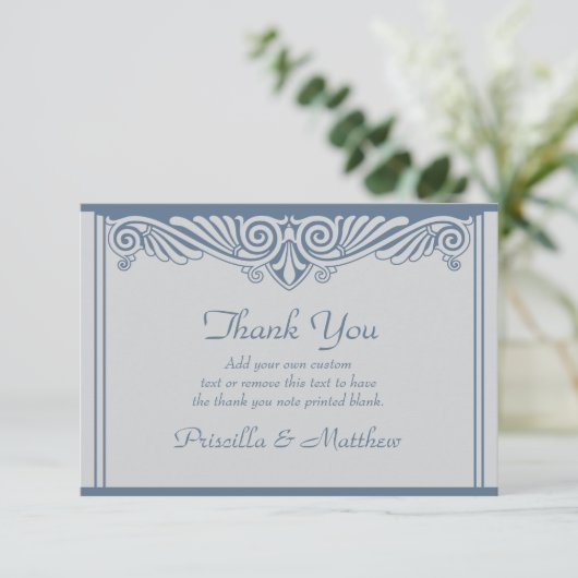 Moderne Art Deco dank u kaarten (Staand voorkant)