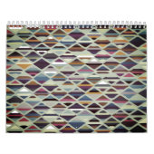 Moderne Art Deco Multi-Color Kalender (Hoes)