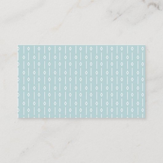 Moderne Art Deco Pastel Mint Aqua Bruiloft Website Informatiekaartje (Achterkant)
