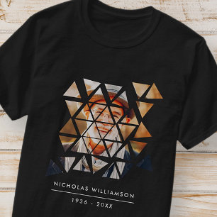 Moderne Art Memorial Herdenking Custom Foto T-shirt