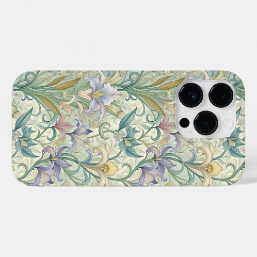 Moderne  art nouveau Case-Mate iPhone case (Achterkant (horizontaal))