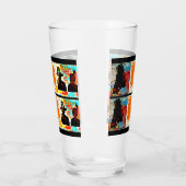 Moderne Art Thanksgiving Glas (Links)