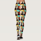 Moderne Art Thanksgiving Leggings (Achterkant)