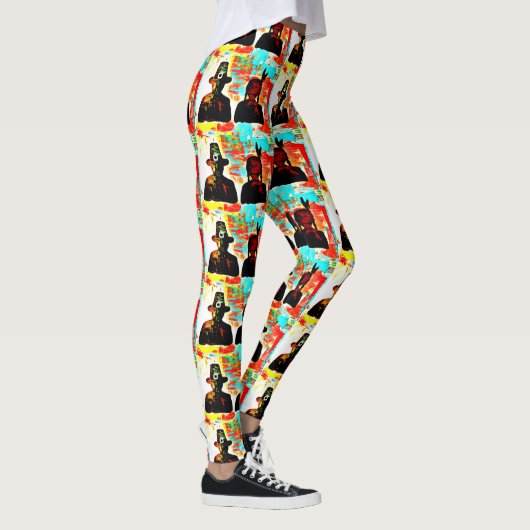 Moderne Art Thanksgiving Leggings (Rechts)
