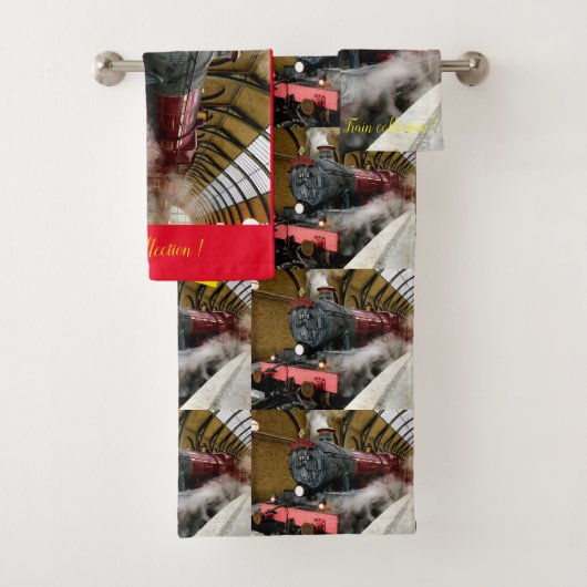 Moderne Art Train Afbeelding Popular Best Bad Handdoek (Insitu)