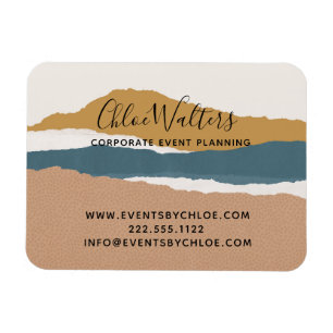 Moderne artistieke Boho Landscape Business Magneet