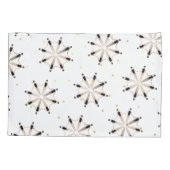 Moderne artistieke gesynchroniseerde zwemmers Gold Kussensloop (Achterkant)