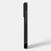 Moderne artistieke grijze monogram Case-Mate iPhone case (Achterkant / Links)