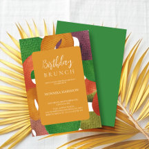 Moderne artistieke herfst kleurrijke patroon verja