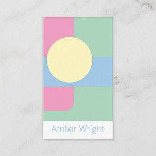 Moderne artistieke Visitekaartjes