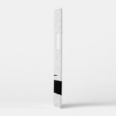 Moderne Artsy Zwart Witte Pinguïn Case-Mate iPhone Case (Achterkant / Rechts)