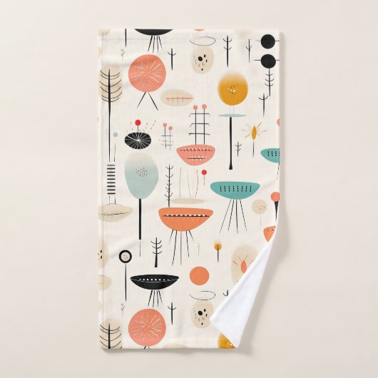 Moderne Au milieu Du Siècle (Serviette à main)