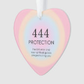 Moderne Aura Angel-nummers 444 Ornament (voorkant)