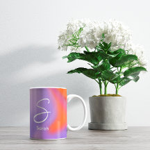 Moderne aura kleurrijke gradiënt typografie