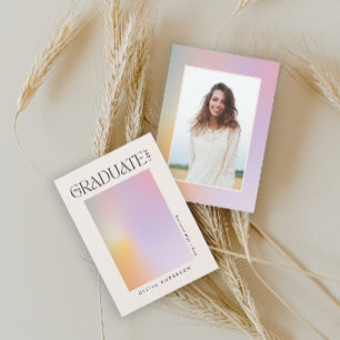 Moderne aura roze kleurrijke typografie foto giral