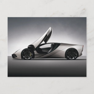 moderne auto 07 briefkaart
