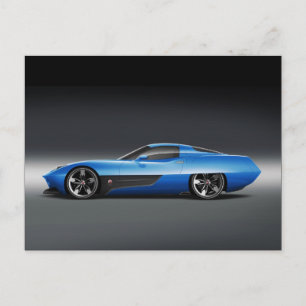 Moderne auto 27 briefkaart