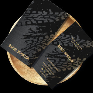 Moderne Auto Mechanic Reparatie Service Visitekaartje