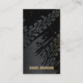 Moderne Auto Mechanic Reparatie Service Visitekaartje (Voorkant)