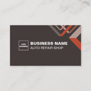 Moderne Auto Mechanica Auto Service BS Kaart Visitekaartje