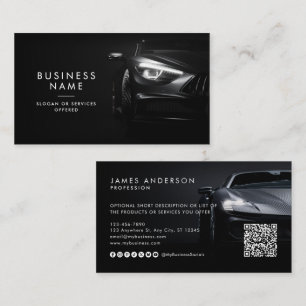 Moderne Auto Niet-Merk QR-code & Sociale Media Visitekaartje