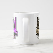 Moderne auto vector ontwerp extra grote beker (Achterkant)