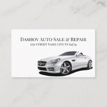 Moderne Autodealer Autohandel Reparatie Werkplaats