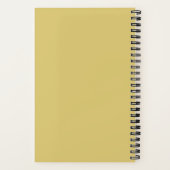 Moderne Automne Jaune Great Gatsby Journal (Verso)