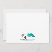 Moderne avondeten kaart (Achterkant)