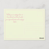 Moderne Baby Foto Aankondiging Briefkaart (Achterkant)