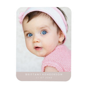Moderne Baby foto   Champagne Magneet
