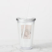 Moderne Baby foto | Je maakt mijn leven compleet m Acryl Drinkbeker (Achterkant)