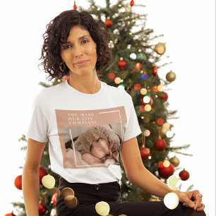 Moderne Baby foto   Je maakt mijn leven compleet m T-shirt