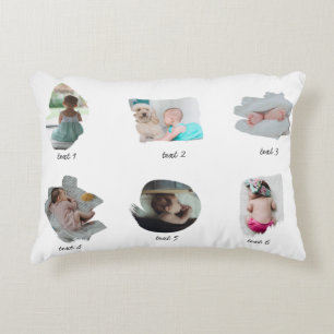 Moderne Baby foto's collage Accent Kussen