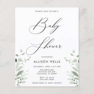 Moderne Baby shower Invitation Flyer